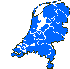 Kaart van Nederland met inspirerende locaties